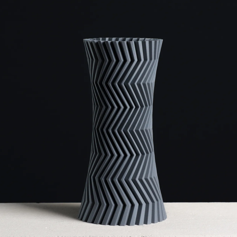 Modern Zigzag Tasarım Dekoratif Vazo